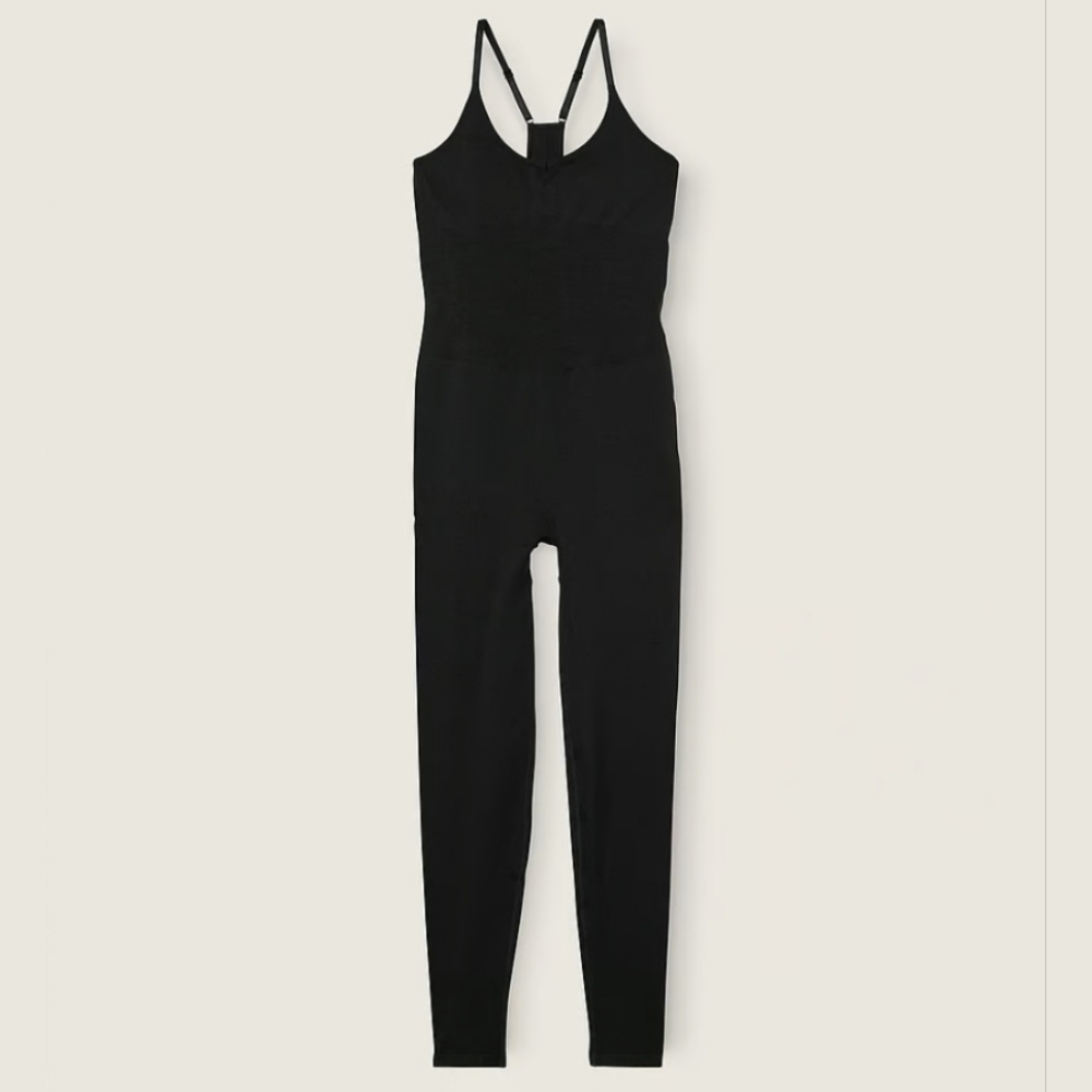 XXL Victoria's Secret PINK Seamless Onesie Black